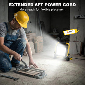 SOARFLY 72 COB LEDs deliver consistent brightness for long tasks.