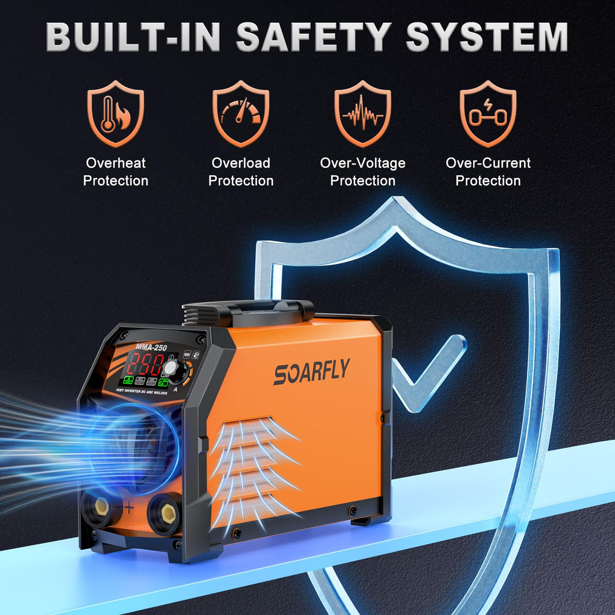 SOARFLY Stick Welder dual voltage capability for home and site use