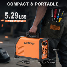 SOARFLY Stick Welder rod compatibility with common welding rods