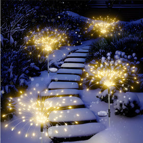 Soarling Solar Fireworks Lights easy setup for quick outdoor decorating and parties