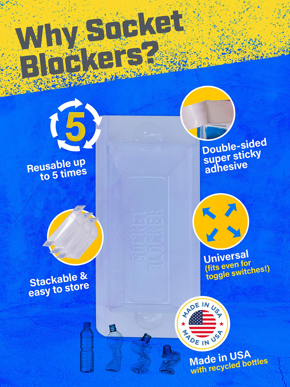 Socket Blocker protecting data ports from paint splatters