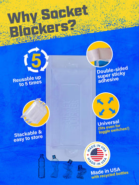 Socket Blocker protecting data ports from paint splatters