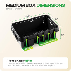 SockitBoX IP55 rating ensures reliable indoor/outdoor protection