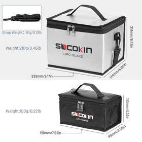 Socokin Lipo Bag charging port ready for safe in bag charging