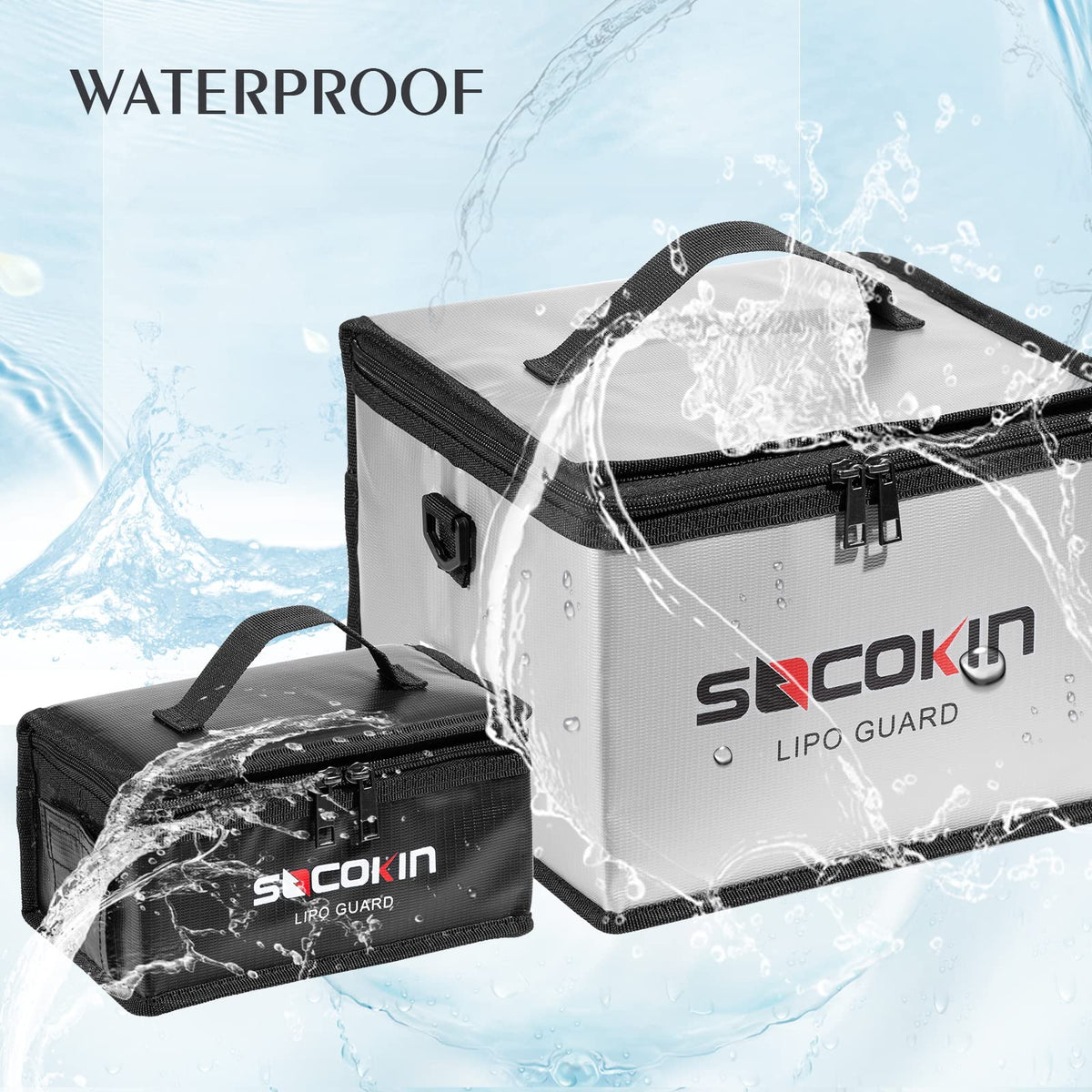 Socokin Lipo Bag detachable shoulder strap for easy carrying