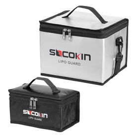 Socokin Lipo Bag large capacity holds multiple batteries securely for storage