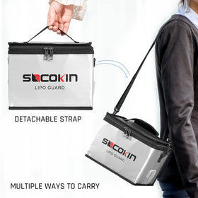 Socokin Lipo Bag small battery pouch ideal for individual cells and transport
