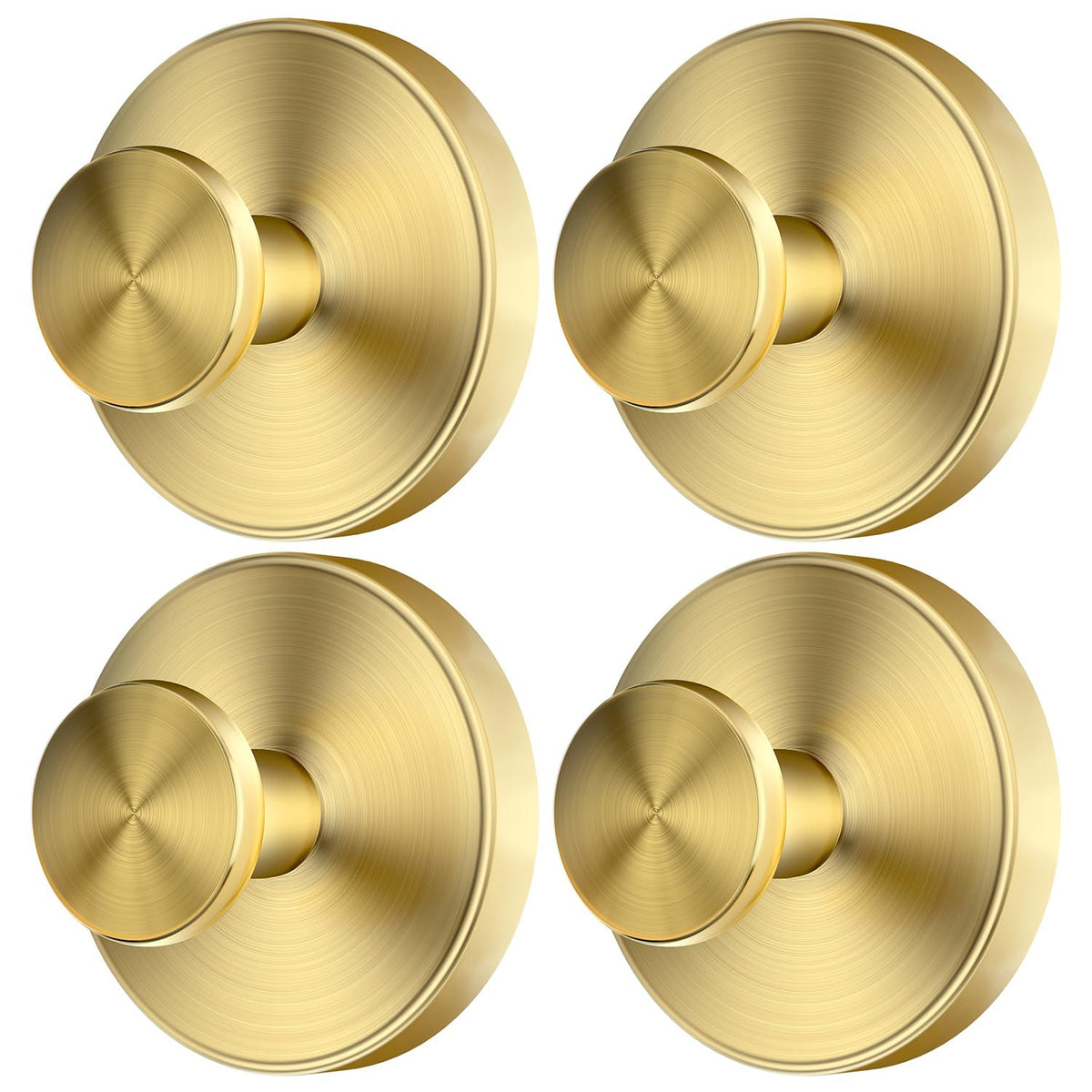 SOCORIA gold suction cup hook for bathroom hangs towels without drilling
