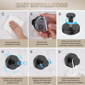 SOCORIA kitchen suction hook, handy for utensils and towels, saves space.