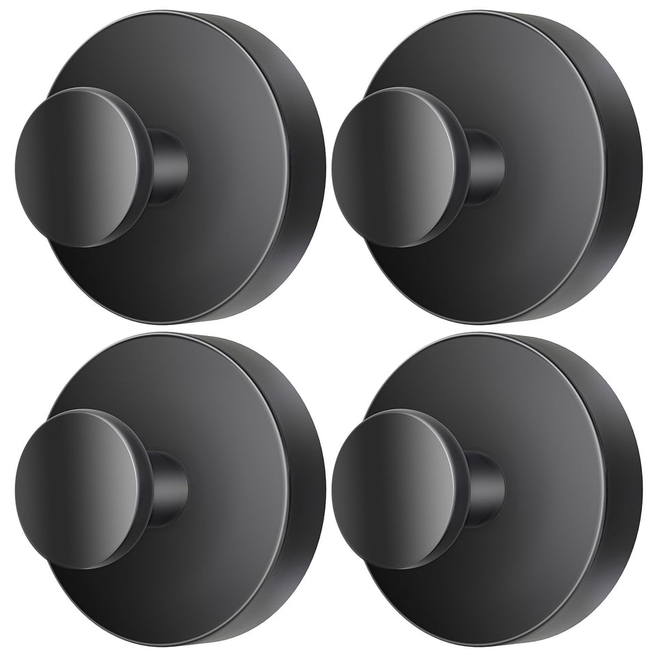 SOCORIA suction hook on bathroom wall showing secure, drill-free mounting for towels.