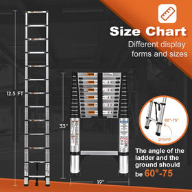 Soctone aluminum ladder frame resistant to wear and corrosion