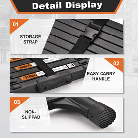 Soctone ladder for RV and outdoor use supports roof repairs and attic access.