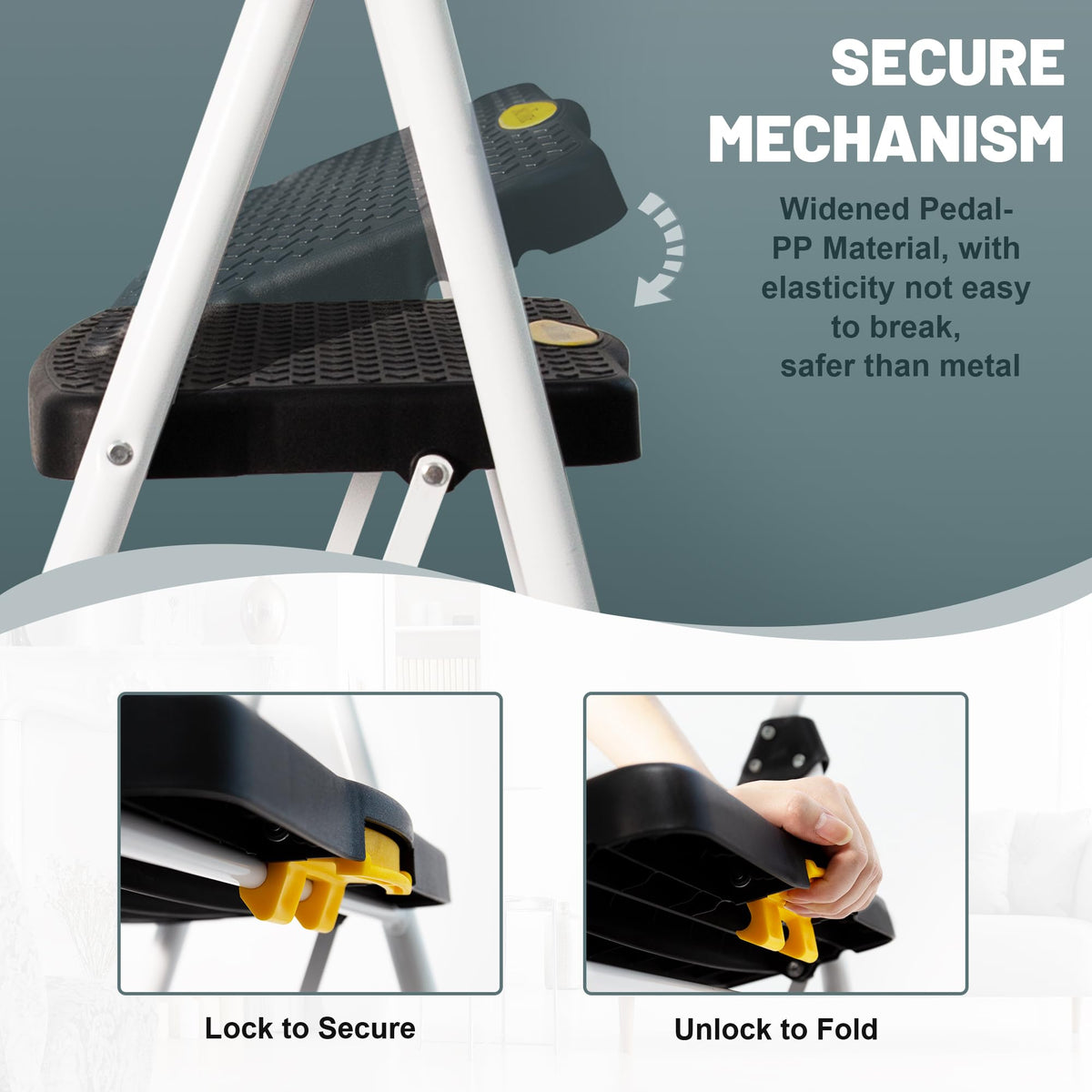 Soctone top platform raises you 18.6 inches for higher shelves