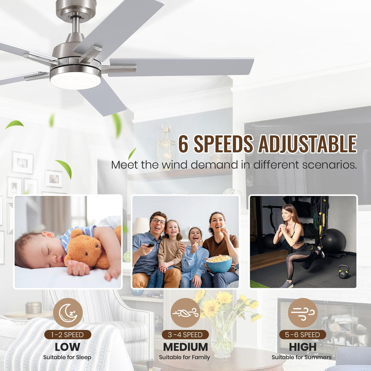 SODSEA quiet DC motor for near-silent operation in bedrooms and offices