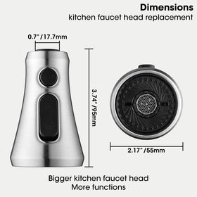 SOEBIZ American Standard compatibility ensures reliable fit with common faucets.