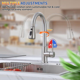 SOEBIZ three-spray-mode sprayer for versatile kitchen tasks