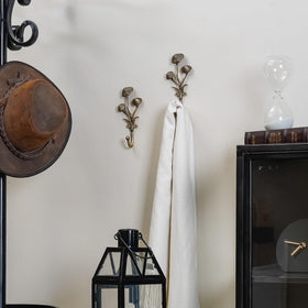 SOFFEE DESIGN 3D mushroom hook in gold finish for wall storage