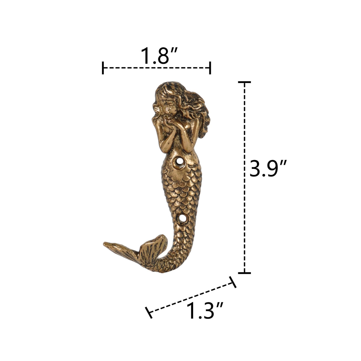 SOFFEE DESIGN coastal hook for keys, hats, and towels keeps entries tidy.