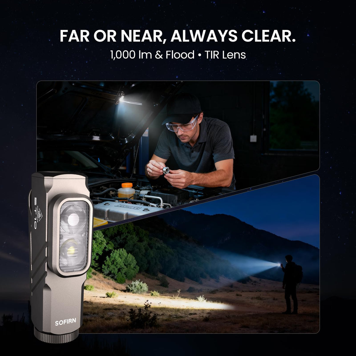 sofirn ST10 red light mode supporting signaling and night vision