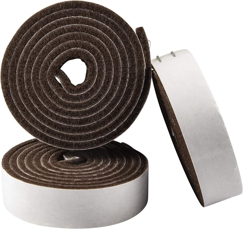 SoftTouch adhesive felt strips roll helps furniture slide smoothly on hard floors