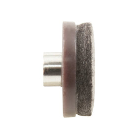 SOFTTOUCH 1-inch round nail-on felt pad features a secure nail-on design for durability.