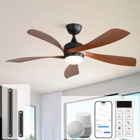 Sofucor 52-inch smart ceiling fan with remote for easy control