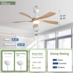 Sofucor modern retro design fits multiple decor styles.