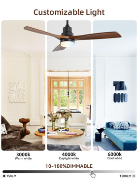 Sofucor remote-controlled fan for easy operation across the room.
