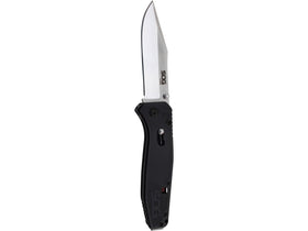 SOG Flare piston-lock closure keeps the blade secure.