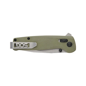 SOG Terminus XR G10 handle texture provides confident grip.