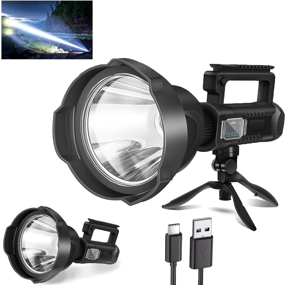 Sogidon XXL spotlight front view delivers ultra-bright illumination for late-night tasks.