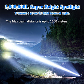 Sogidon XXL spotlight with USB-C charging for convenient power on the go.