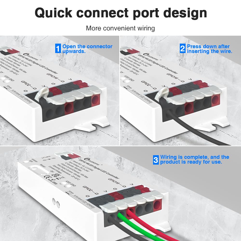 Sogledwow onboard MOSFET relay controls output power