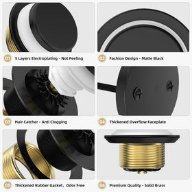 Sogmeter hair catcher tub drain captures hair to prevent clogs