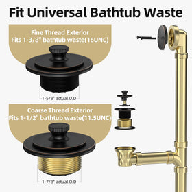 Sogmeter oil rubbed bronze overflow faceplate with 2 holes close-up for easy alignment