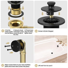 Sogmeter universal-fit tub elbows with standard US/CA baths