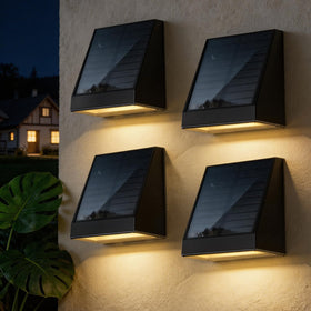Soiarllt solar wall light outdoor illuminates patios with energy-efficient brightness.