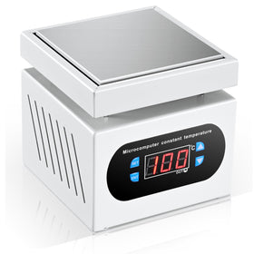 Soiiw soldering hot plate top view shows compact 100x100mm plate for precise preheating