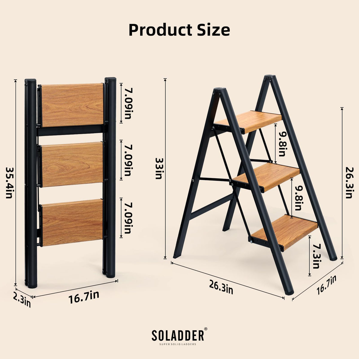 Soladder arrives ready to use with no assembly required.