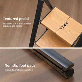 Soladder features a woodgrain finish for stylish versatility.