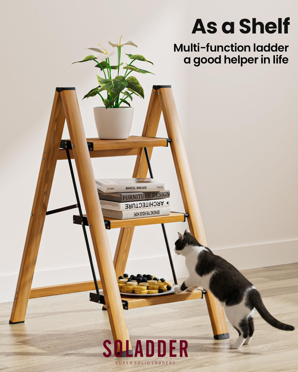 Soladder supports up to 300 lbs for daily tasks