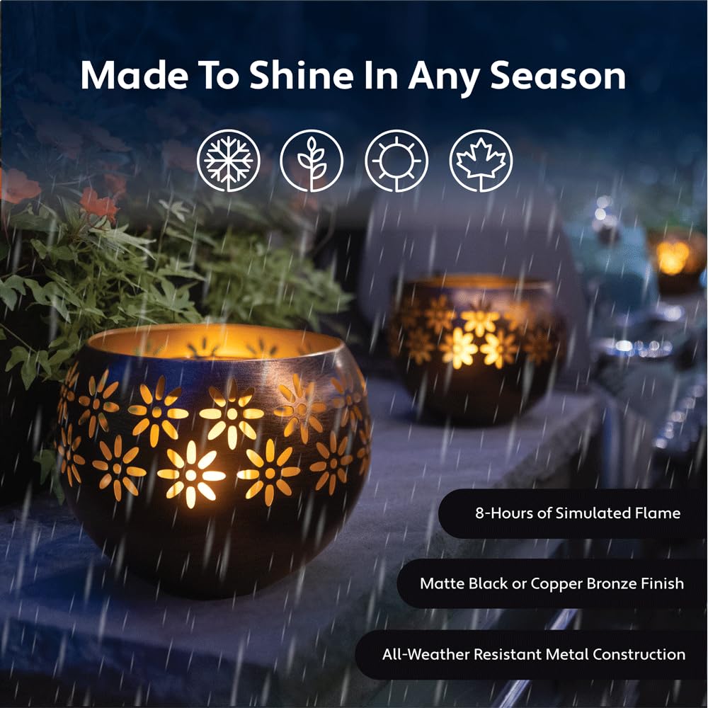 Solar Fire Bowl matte black finish complements modern outdoor spaces