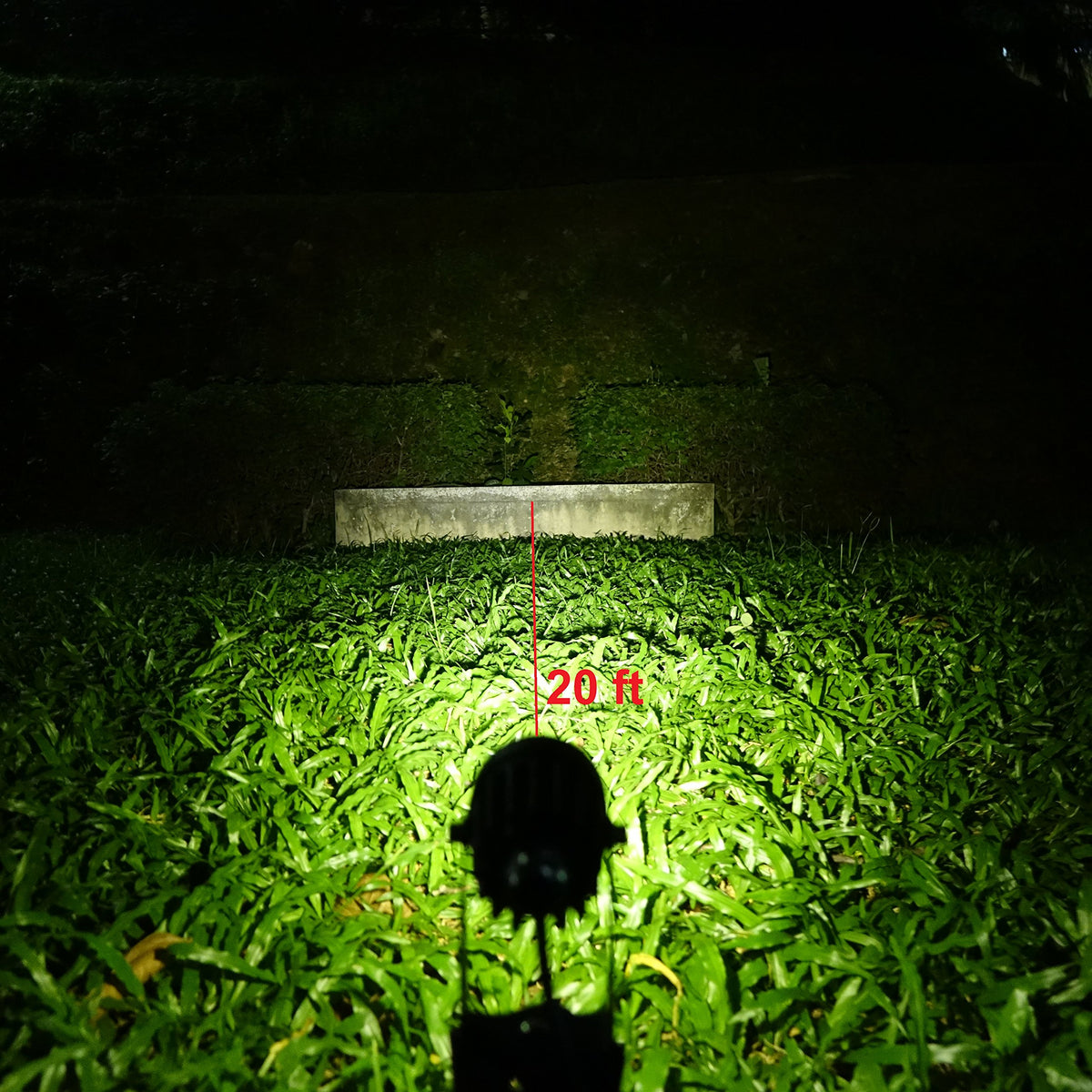 Solar Light Mart MINI 50X twin spotlight pair ready for setup