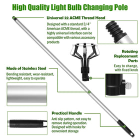 Solaradgy eight-finger cages provide secure bulb grip during swaps.