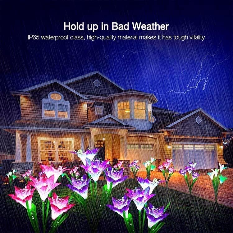 SOLARBABY IP65 waterproof design endures rain and snow while preserving color.