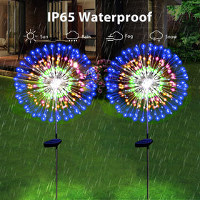 SolarEra DIY firework lights let you shape pathways and borders.