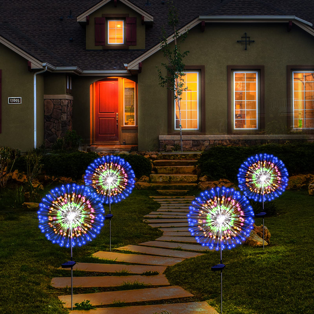 SolarEra two-pack outdoor lights are ideal for events and celebrations.