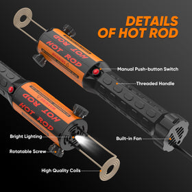 Solary induction bolt heater tool built-in LED lighting for precise visibility.