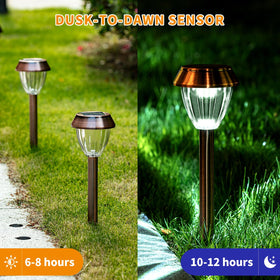 SOLATINO IP44 waterproof lights withstand rain and snow for year-round use.