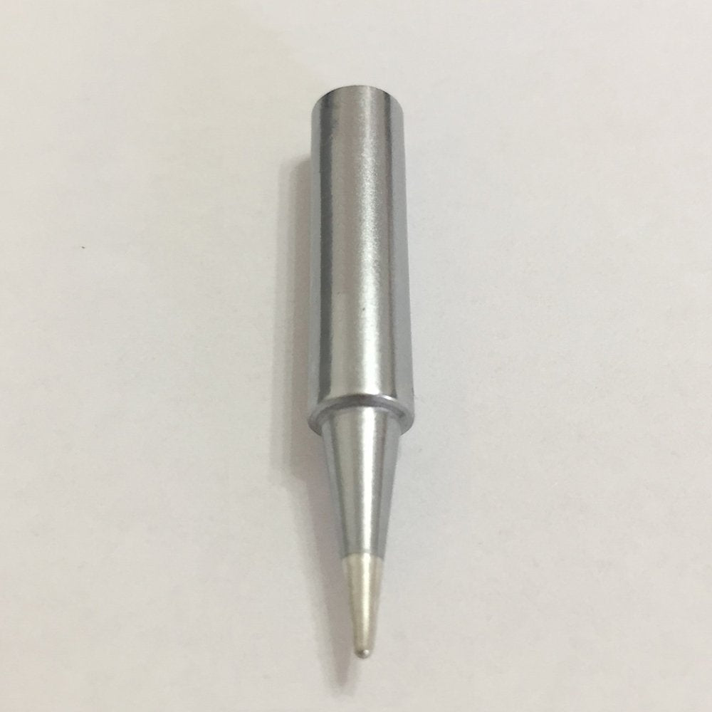 SolderFun T18 K tip close-up with tin-plated coating for lead-free work.
